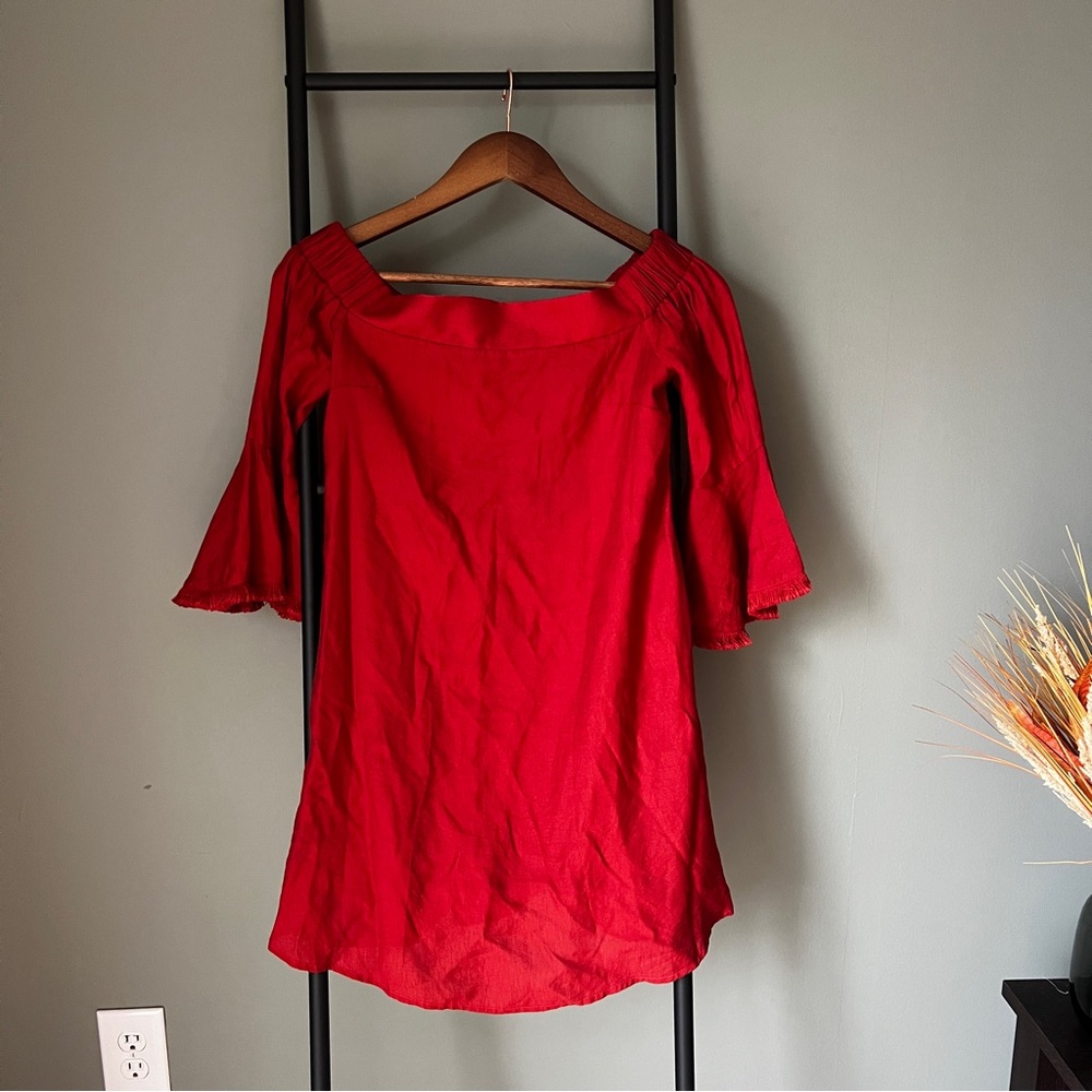 Lulus Off the Shoulder Shift Dress